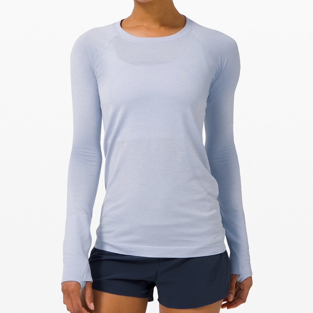 Lululemon Blue Swiftly Tech Long Sleeve 2.0